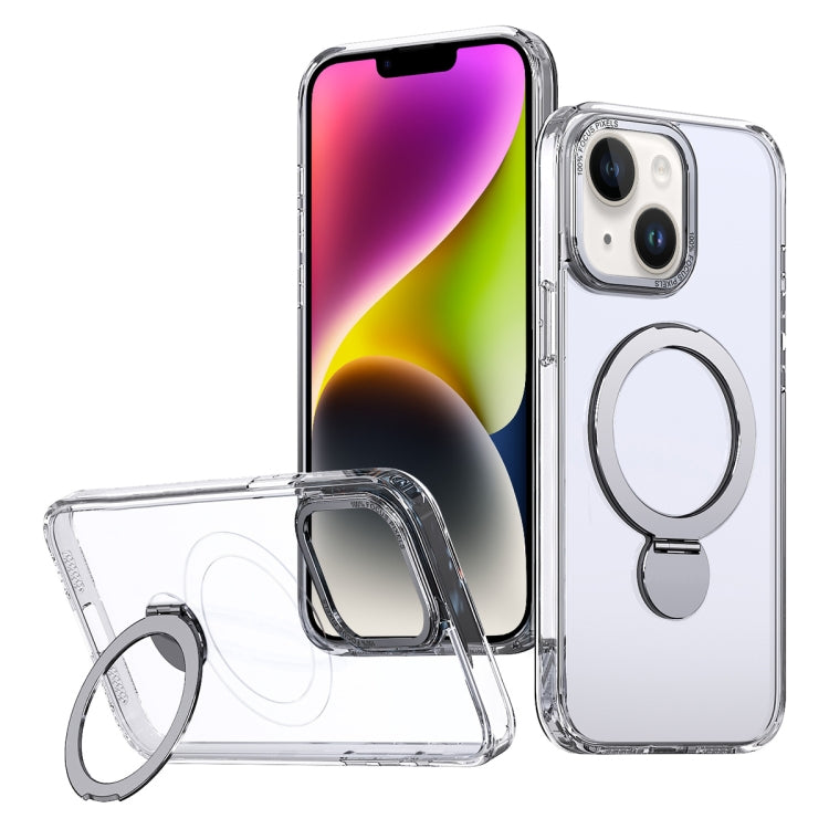 Wing Series Gen2 MagSafe Metal Ring Holder Phone Case, For iPhone 14 Plus, For iPhone 14