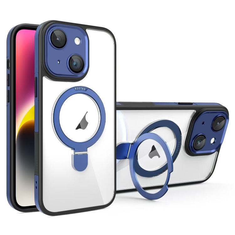 Full Coverage Lens Film MagSafe Holder Transparent Phone Case, For iPhone 15 Pro Max, For iPhone 15 Pro, For iPhone 15, For iPhone 14