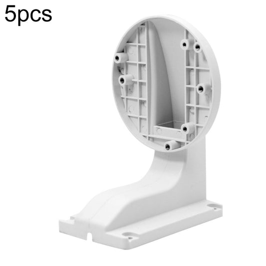 5pcs Universal Plastic Surveillance Camera Hemisphere Wall Mount Bracket, 1258S, 1258B, 1258