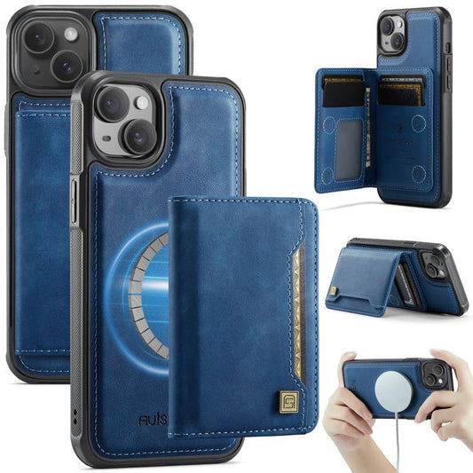 AutSpace A13 MagSafe Magnetic RFID Flip Card Bag Phone Case