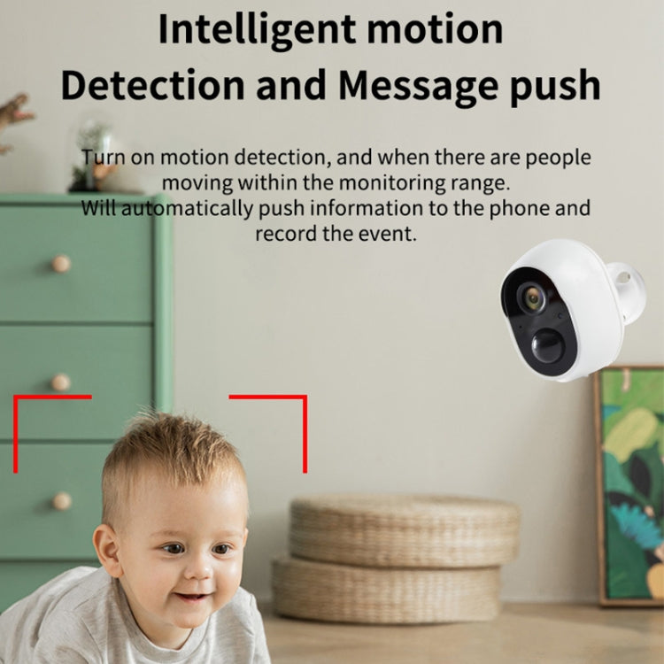 Home Ultra-HD Infrared Night Vision WiFi Surveillance Camera, Without Memory, 32GB, 64GB, 128GB