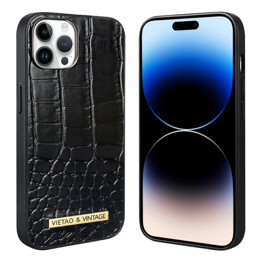 VIETAO Alligator Texture PU Phone Case, For iPhone 14 Pro, For iPhone 14 Pro Max, For iPhone 13 Pro Max, For iPhone 13 Pro, For iPhone 13, For iPhone 12 / 12 Pro, For iPhone 12 Pro Max, For iPhone 11 Pro Max