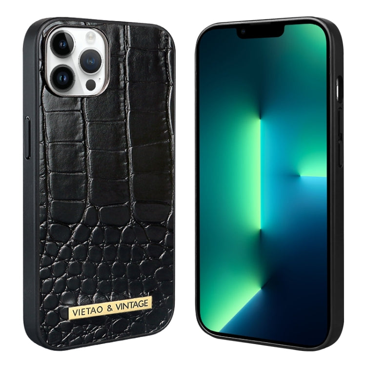 VIETAO Alligator Texture PU Phone Case, For iPhone 14 Pro, For iPhone 14 Pro Max, For iPhone 13 Pro Max, For iPhone 13 Pro, For iPhone 13, For iPhone 12 / 12 Pro, For iPhone 12 Pro Max, For iPhone 11 Pro Max
