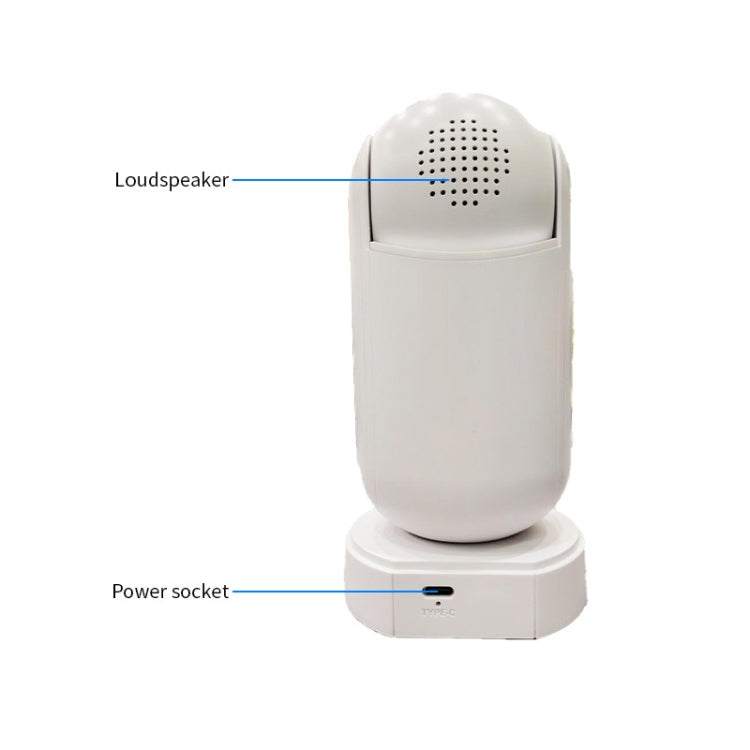 2MP HD Video Call Dual Light Full Color Night Vision WiFi Surveillance Camera, EU Plug, US Plug