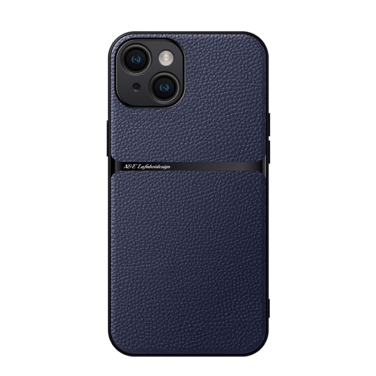 Litchi Leather Magnetic Full Coverage Shockproof Phone Case, For iPhone 15, For iPhone 14 Plus, For iPhone 14, For iPhone 14 Pro