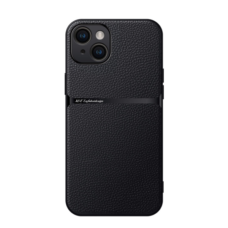 Litchi Leather Magnetic Full Coverage Shockproof Phone Case, For iPhone 15, For iPhone 14 Plus, For iPhone 14, For iPhone 14 Pro