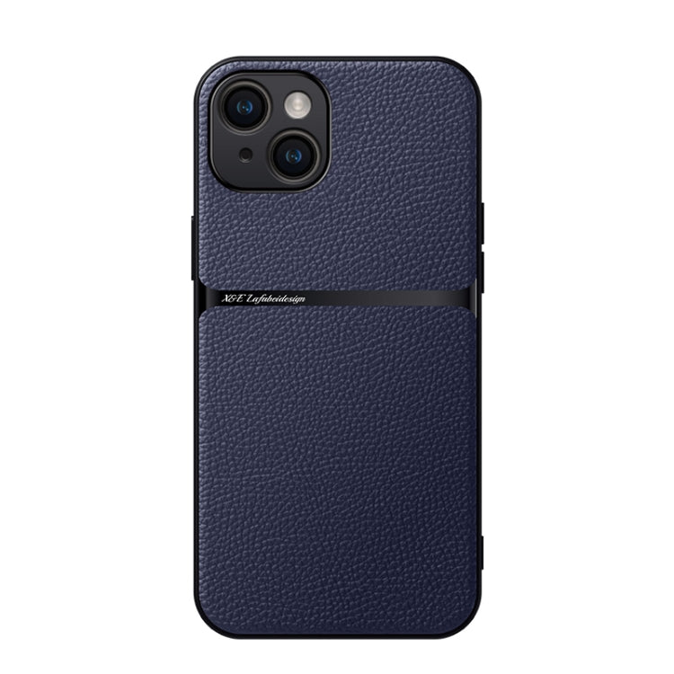 Litchi Leather Magnetic Full Coverage Shockproof Phone Case, For iPhone 15, For iPhone 14 Plus, For iPhone 14, For iPhone 14 Pro