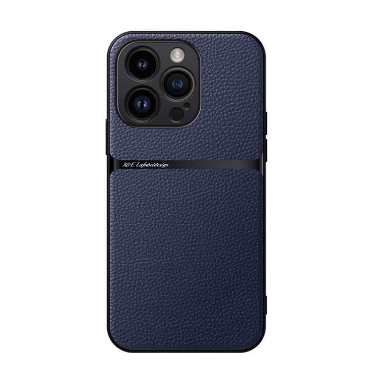 Litchi Leather Magnetic Full Coverage Shockproof Phone Case, For iPhone 15, For iPhone 14 Plus, For iPhone 14, For iPhone 14 Pro