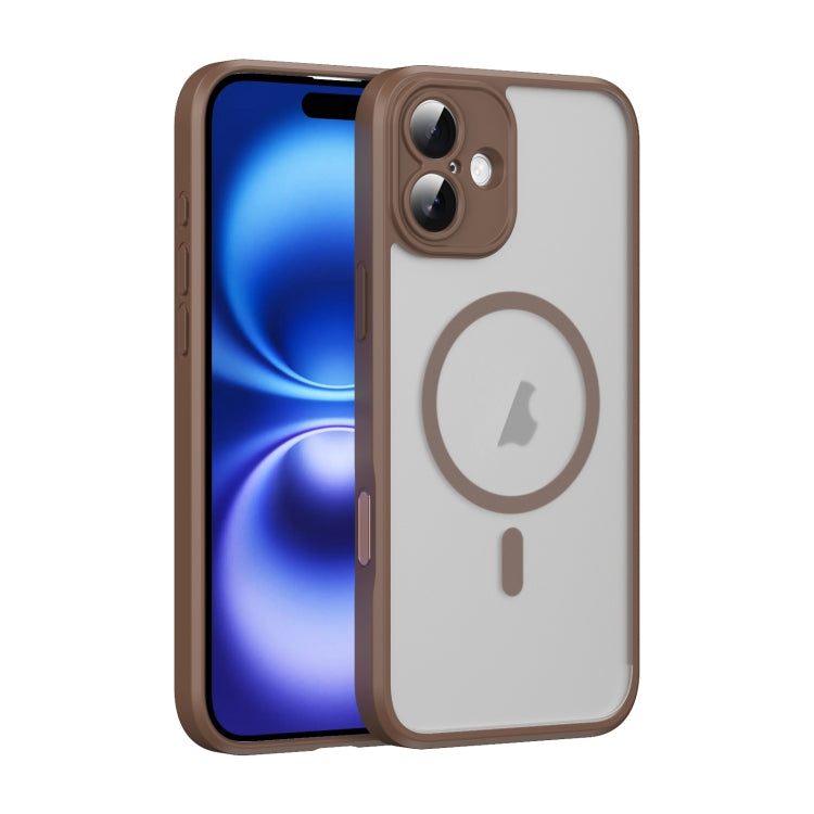 Translucent Frosted MagSafe Phone Case with AI Button, For iPhone 16 Pro Max, For iPhone 16 Pro, For iPhone 16, For iPhone 16 Plus