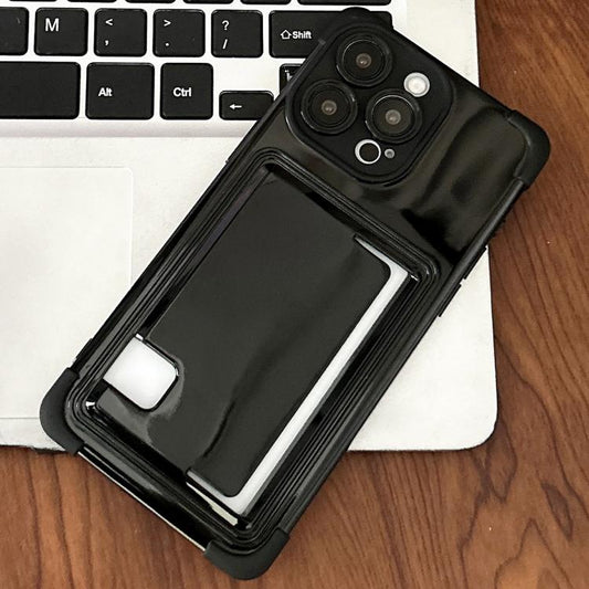 Macaron Color Side Card Slot TPU Phone Case, For iPhone 15 Pro Max, For iPhone 15 Pro, For iPhone 15 Plus, For iPhone 15
