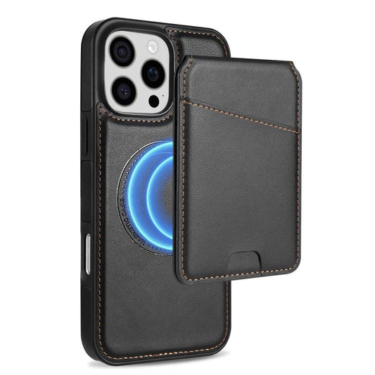 Skin Feel Detachable Card Bag Magsafe Phone Case, For iPhone 16 Pro Max, For iPhone 16 Pro, For iPhone 16 Plus, For iPhone 16