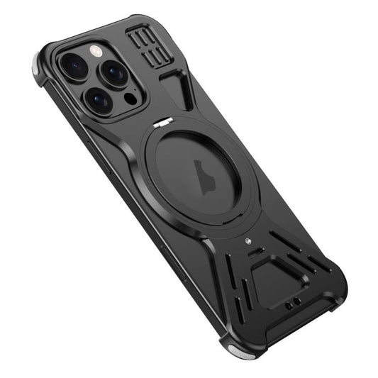 Armor 360 Holder Frameless Alloy MagSafe Phone Case