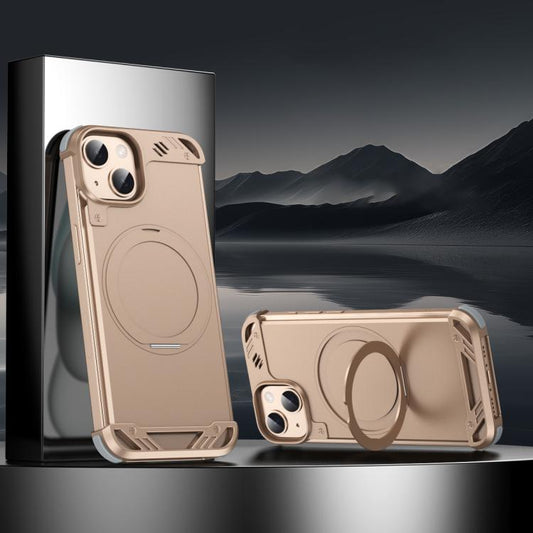 R-JUST RJ63-1 Frameless Aroma Mecha MagSafe Holder Phone Case