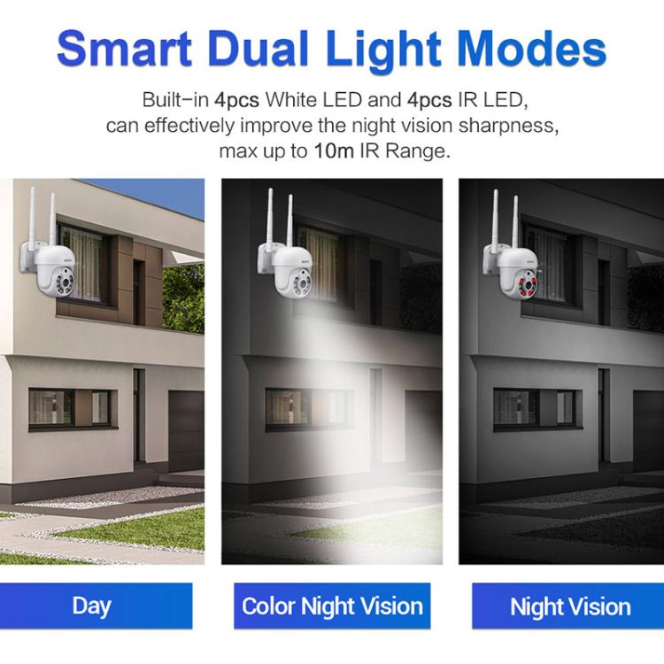 ESCAM WNK710 3MP HD Motion Detection WiFi Intelligent Dual-light Source Camera, EU Plug, US Plug, AU Plug, UK Plug