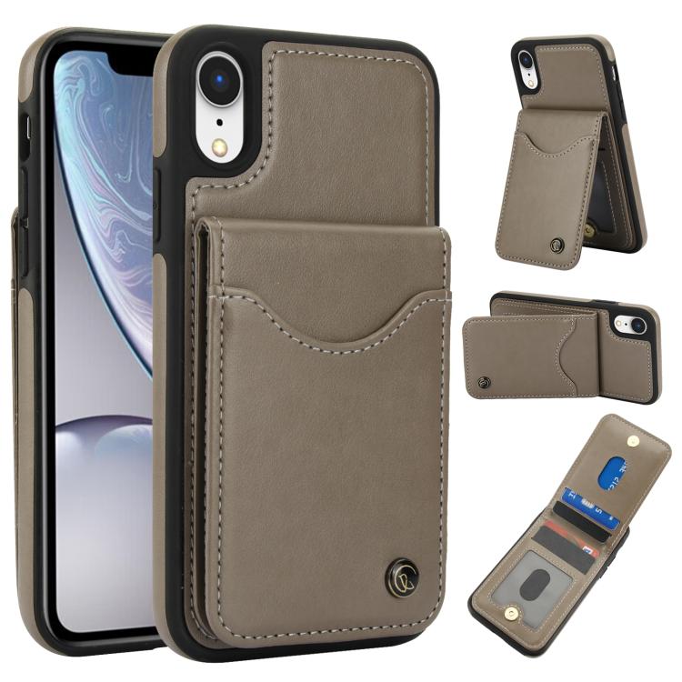 AwQuer Vertical Flip Card Bag Holder Leather Phone Case, For iPhone XR, For iPhone XS Max, For iPhone 7 Plus / 8 Plus
