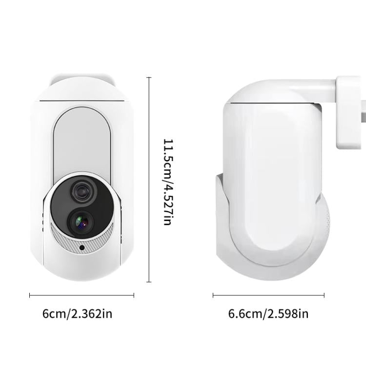 Home Socket Type WiFi Surveillance Camera Support Night Vision & Two-way Intercom, US Plug, EU Plug