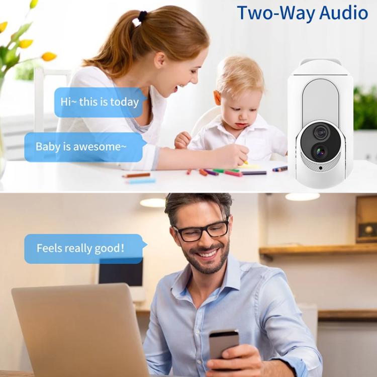 Home Socket Type WiFi Surveillance Camera Support Night Vision & Two-way Intercom, US Plug, EU Plug