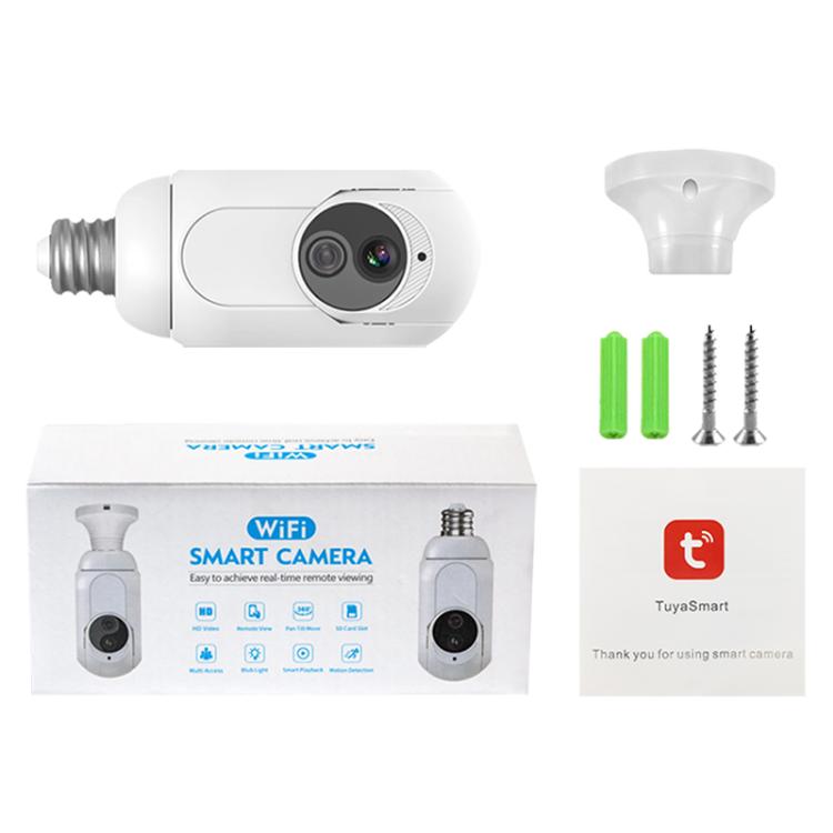 1080P Bulb Type WiFi Surveillance Camera Support Night Vision & Two-way Intercom & Motion Detection, K8