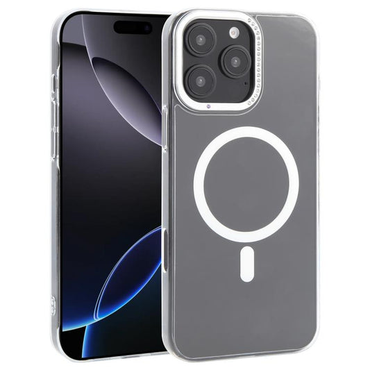 DFANS DESIGN Metal Lens Frame MagSafe Phone Case, For iPhone 16 Pro Max