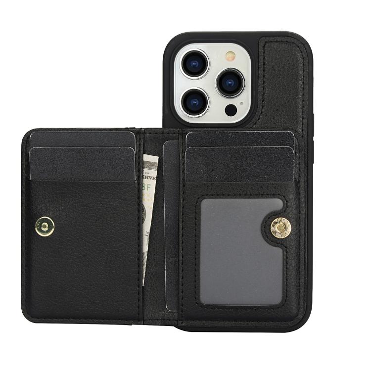 AwQuer Horizontal Flip Card Bag Holder Leather Phone Case, For iPhone 15 Pro Max, For iPhone 15 Pro, For iPhone 15 Plus, For iPhone 15