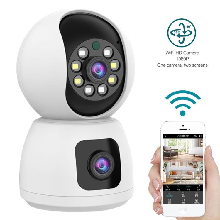 K12 1080P HD Dual Lens Dual Picture Wireless WiFi Camera