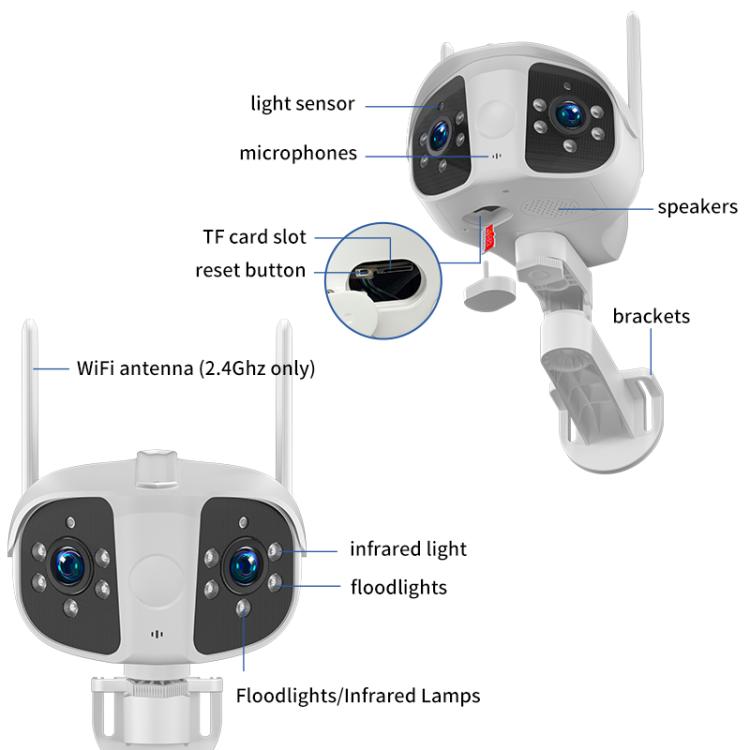 K13 1080P HD Binocular Night Vision Wide Angle Camera