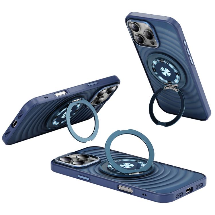 Skin Ripples MagSafe Holder Phone Case, For iPhone 16 Pro Max, For iPhone 16 Pro, For iPhone 16, For iPhone 15 Pro Max
