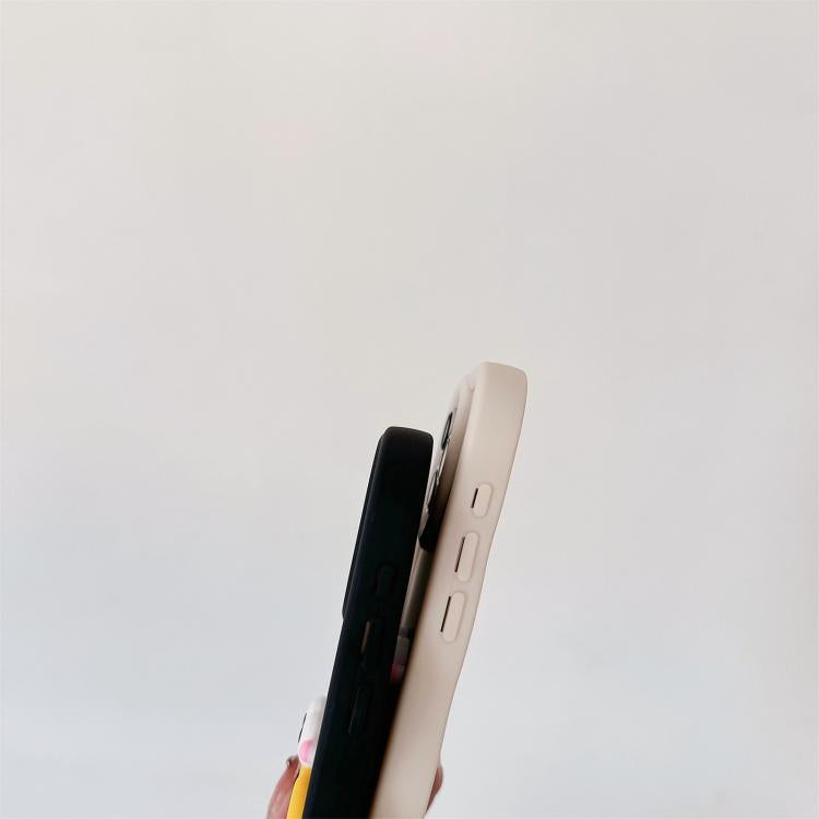 Cartoon Sausage Mouth TPU Phone Case with Bead Chain, For iPhone 11 Pro, For iPhone XS / X, For iPhone XR, For iPhone XS Max