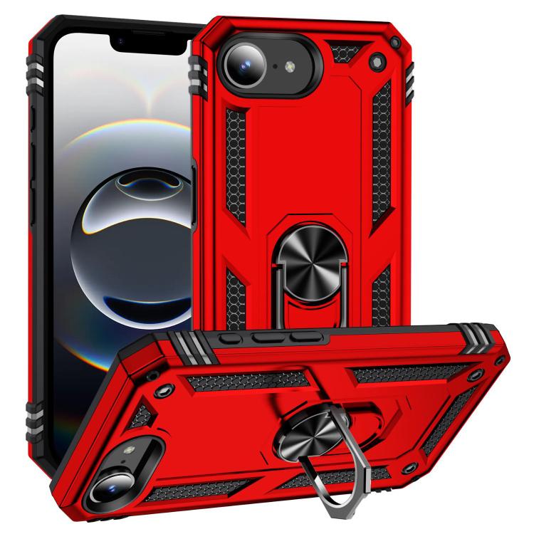Shockproof TPU Hybrid PC Phone Case with Holder, iPhone 16e