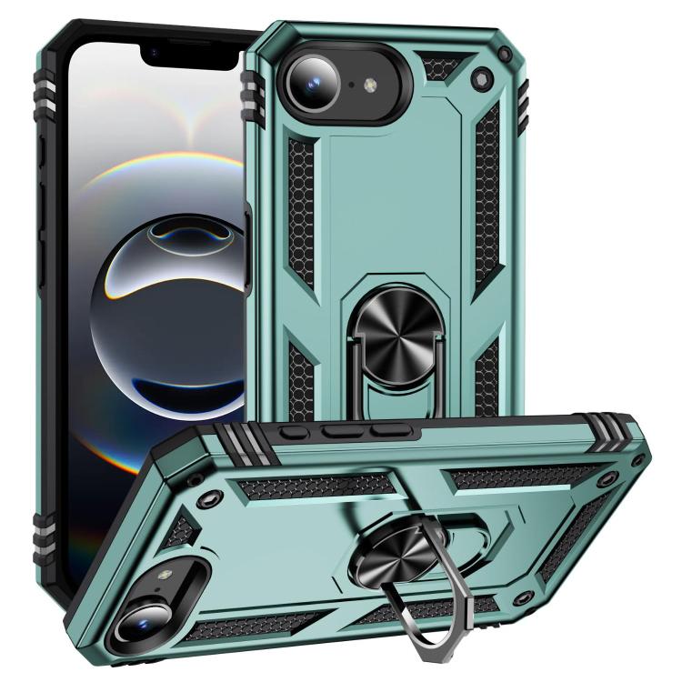 Shockproof TPU Hybrid PC Phone Case with Holder, iPhone 16e