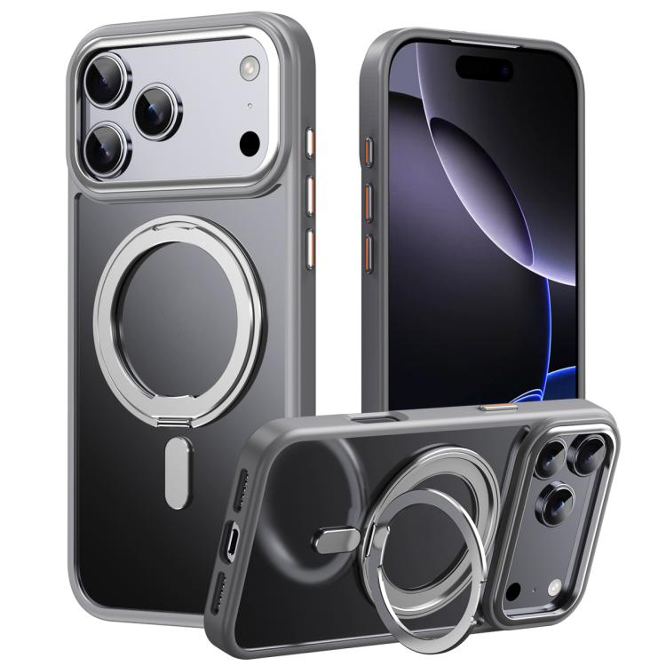 Frosted 360 Degree MagSafe Magnetic Holder Phone Case