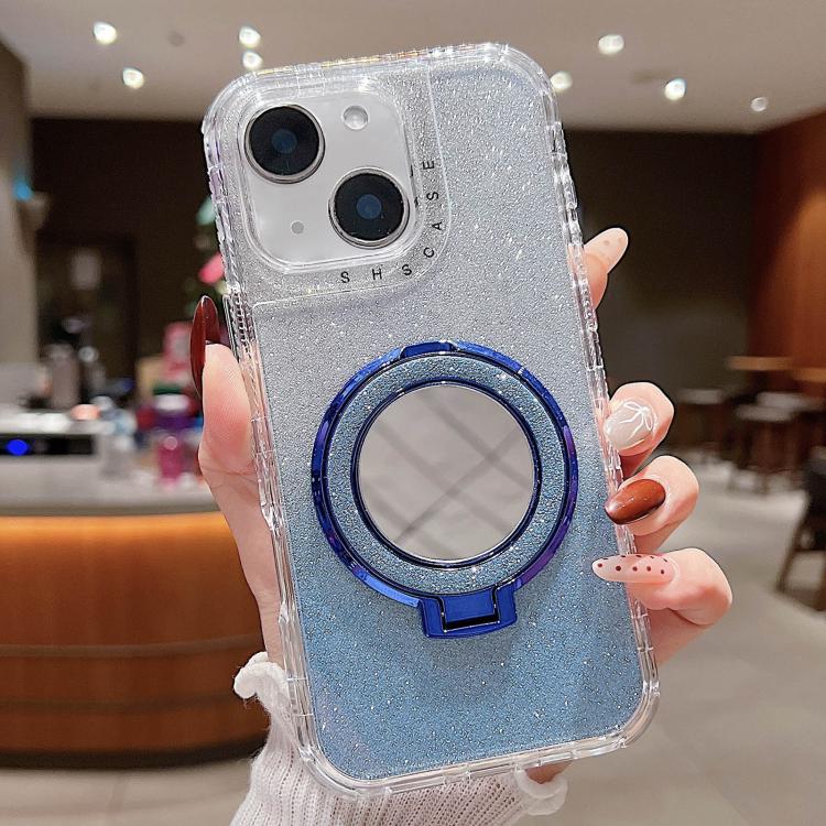 Mirror Holder Glitterr MagSafe Phone Case, For iPhone 15 Pro Max, For iPhone 15 Pro, For iPhone 15 Plus, For iPhone 15