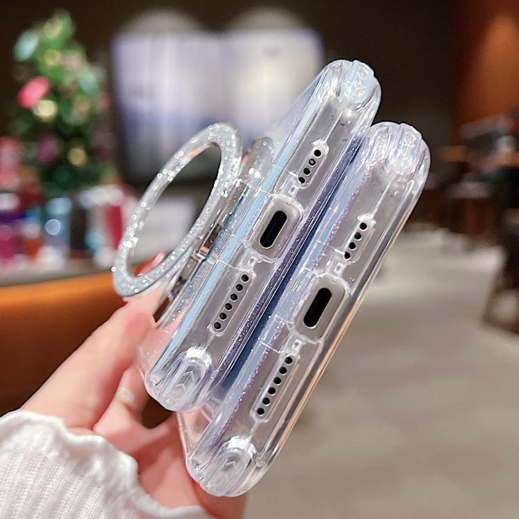 Mirror Holder Glitterr MagSafe Phone Case, For iPhone 15 Pro Max, For iPhone 15 Pro, For iPhone 15 Plus, For iPhone 15