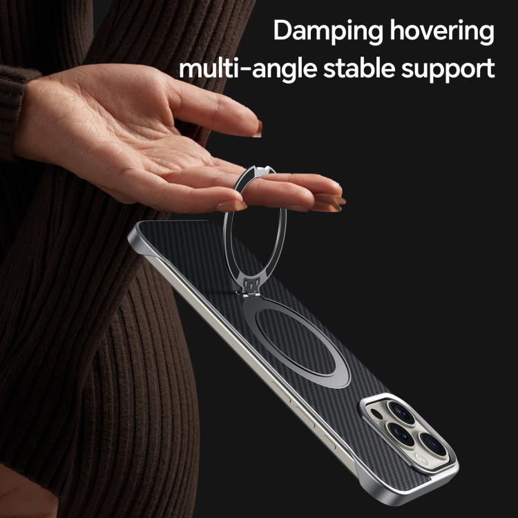 SULADA Kevlar Texture MagSafe Magnetic Holder Phone Case, For iPhone 15