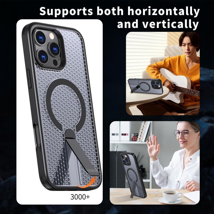 Honeycomb Cooling MagSafe Holder Phone Case