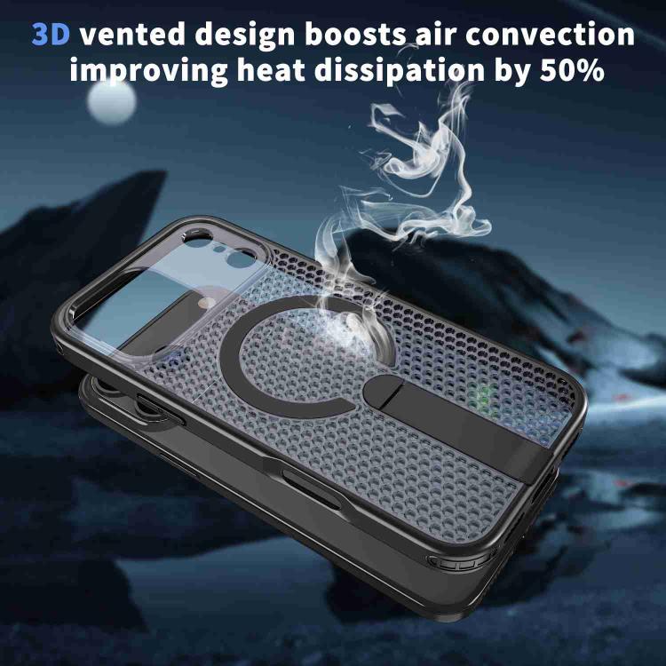 Honeycomb Cooling MagSafe Holder Phone Case