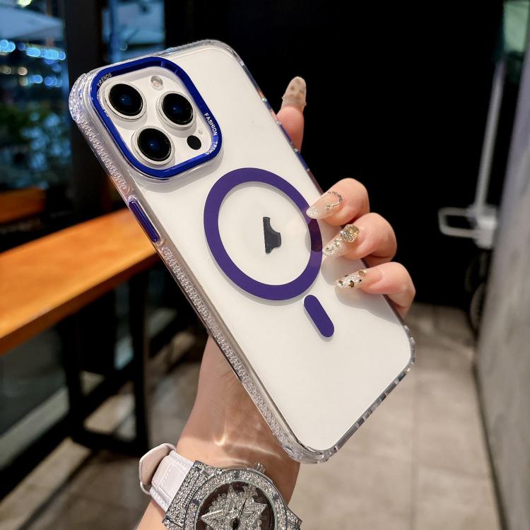 Color Diamond PC Hybrid TPU MagSafe Magnetic Phone Case, For iPhone 13 Pro, For iPhone 12, For iPhone 12 Pro Max, For iPhone 12 Pro