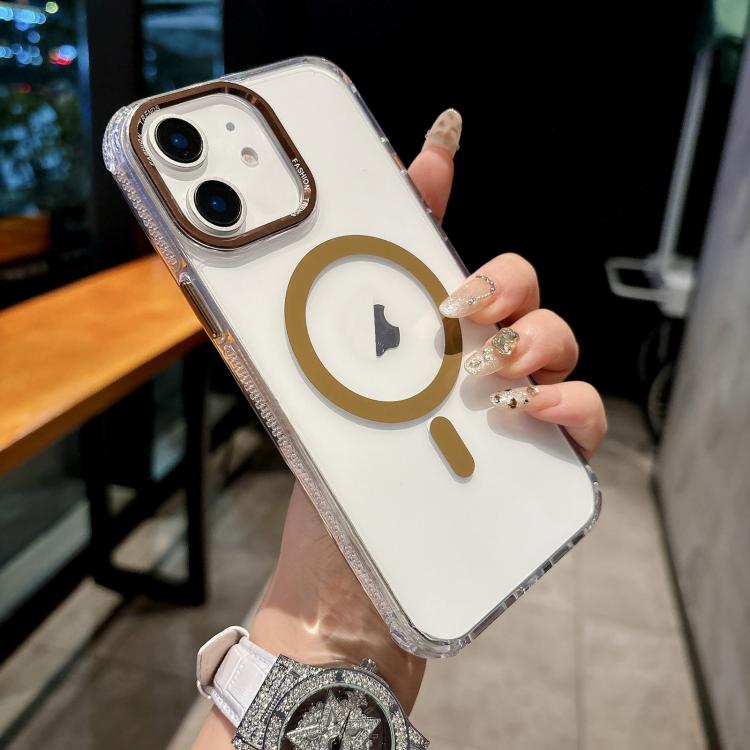 Color Diamond PC Hybrid TPU MagSafe Magnetic Phone Case, For iPhone 11