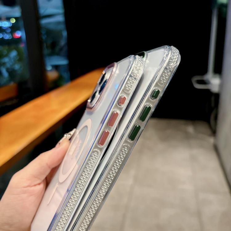 Color Diamond PC Hybrid TPU MagSafe Magnetic Phone Case, For iPhone 11