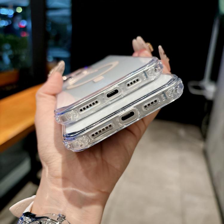 Color Diamond PC Hybrid TPU MagSafe Magnetic Phone Case, For iPhone 11