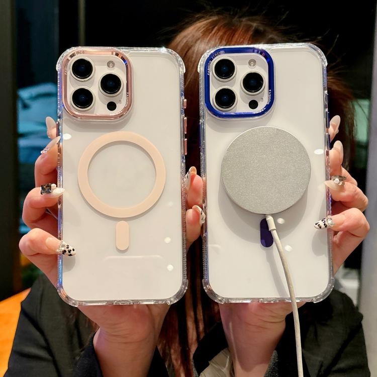 Color Diamond PC Hybrid TPU MagSafe Magnetic Phone Case, For iPhone 11