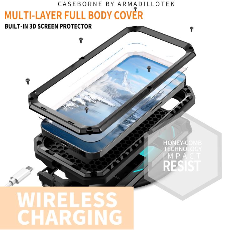 Sliding Camera IP68 Waterproof Holder Phone Case, For iPhone 16e