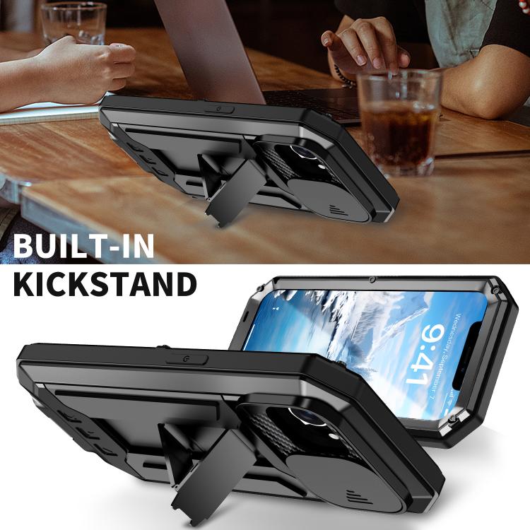 Sliding Camera IP68 Waterproof Holder Phone Case, For iPhone 16e