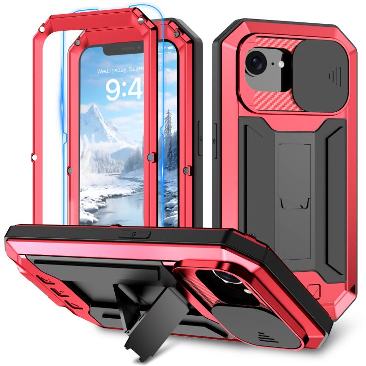 Sliding Camera IP68 Waterproof Holder Phone Case, For iPhone 16e