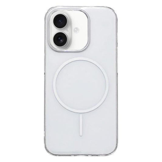 Clear Color PC Thin Circle MagSafe Phone Case, For iPhone 16, For iPhone 15 Pro Max, For iPhone 15 Pro