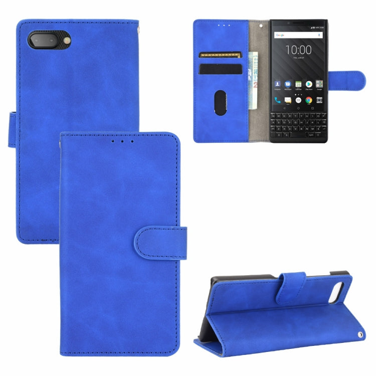 Solid Color Skin Feel Magnetic Buckle Horizontal Flip Calf Texture PU Leather Case with Holder & Card Slots & Wallet, For BlackBerry KEY2, For BlackBerry Keyone, For OnePlus 6T, For OnePlus 7, For BlackBerry Priv, For OnePlus 7 Pro