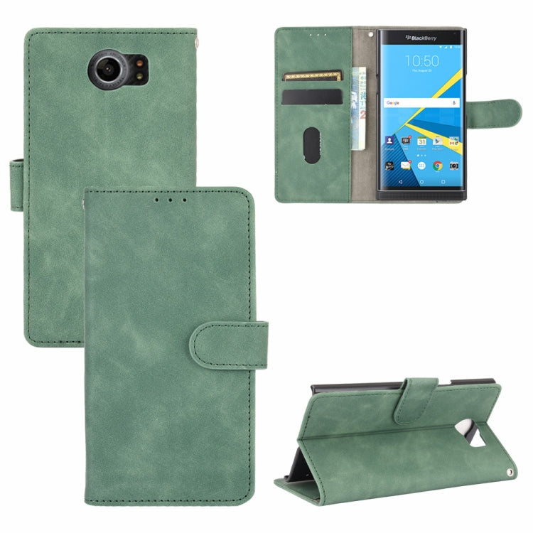 Solid Color Skin Feel Magnetic Buckle Horizontal Flip Calf Texture PU Leather Case with Holder & Card Slots & Wallet, For OnePlus 6T, For OnePlus 7, For BlackBerry Priv, For OnePlus 7 Pro
