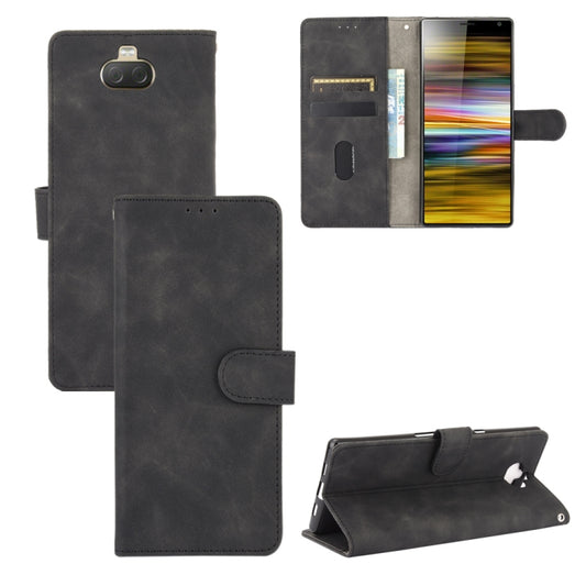 Solid Color Skin Feel Magnetic Buckle Horizontal Flip Calf Texture PU Leather Case with Holder & Card Slots & Wallet, For Sony Xperia 10, For Sony Xperia Ace, For Sony Xperia L4, For Sony Xperia XZ3, For Sony Xperia 8 Lite