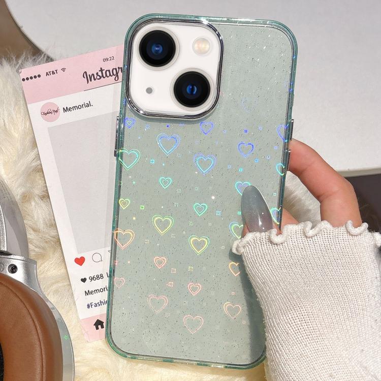 3D Heart IMD Hybrid TPU Phone Case, For iPhone 14 / 13, For iPhone 14 Pro, For iPhone 14 Pro Max, For iPhone 13 Pro Max