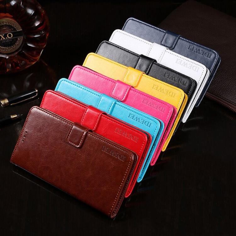 idewei Crazy Horse Texture Leather Phone Case, For iPhone 16e